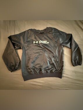 Under Armour UA Recover Womens M Celliant Woven Shine Crew Sweatshirt Pullover